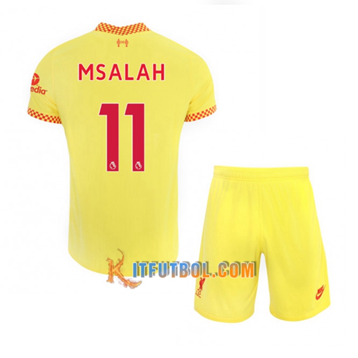 Camiseta Futbol FC Liverpool (Mohamed Salah 11) Ninos Tercero 2021/2022