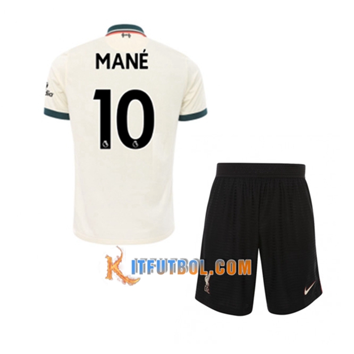 Camiseta Futbol FC Liverpool (Sadio Mane 10) Ninos Alternativo 2021/2022