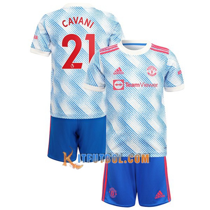 Camiseta Futbol Manchester United (Cavani 21) Ninos Alternativo 2021/2022