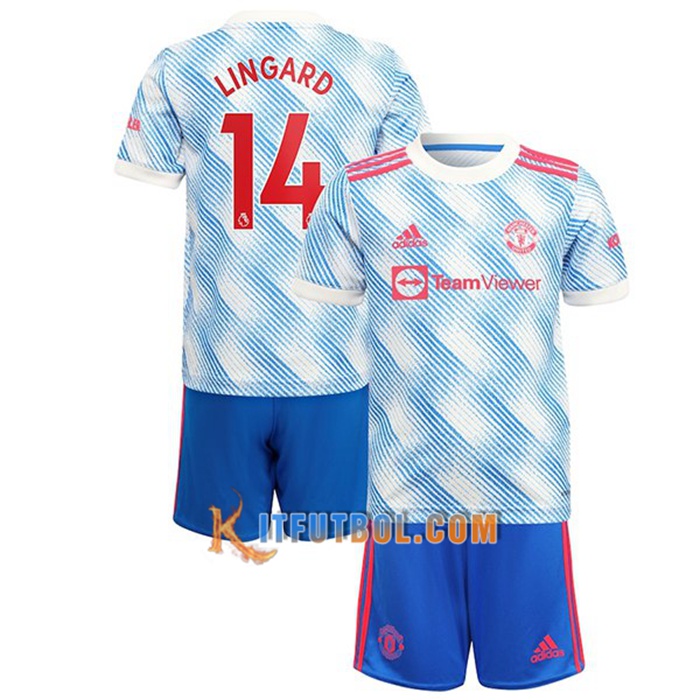 Camiseta Futbol Manchester United (Lingard 14) Ninos Alternativo 2021/2022