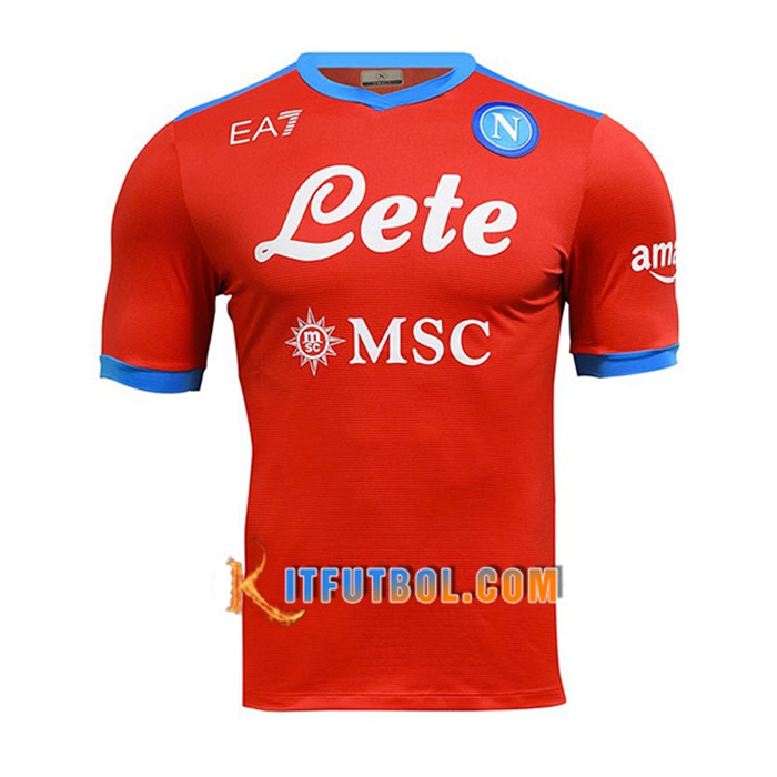 Nuevo Camiseta Futbol SSC Napoli Tercero 2021/2022