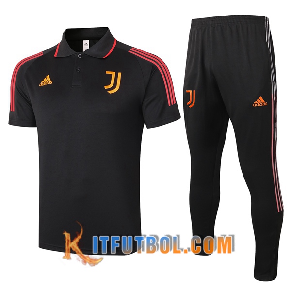 Nueva Polo Futbol Juventus + Pantalones Negro 20/21