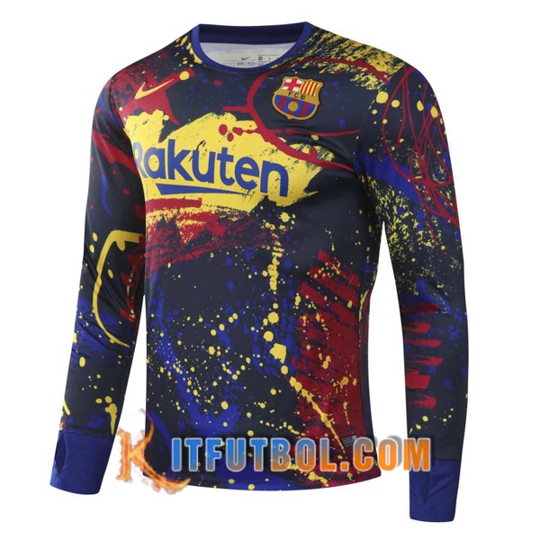 Nueva Entrenamiento Sudadera FC Barcelona Amarillo 20/21