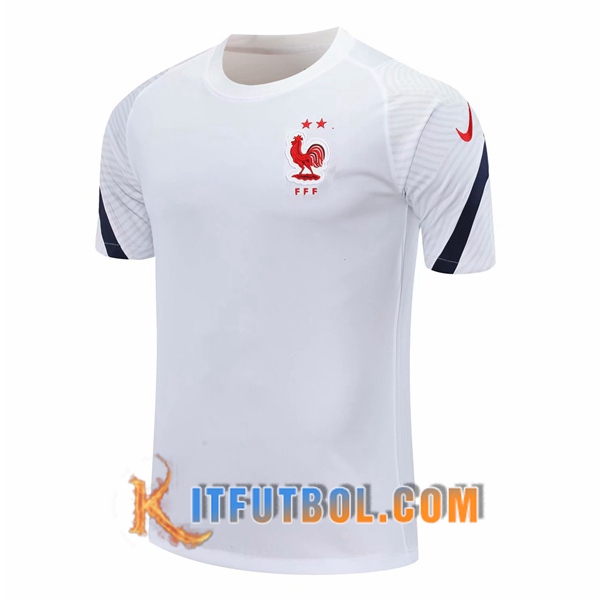 Camisetas de entrenamiento Francia Blanco 20/21