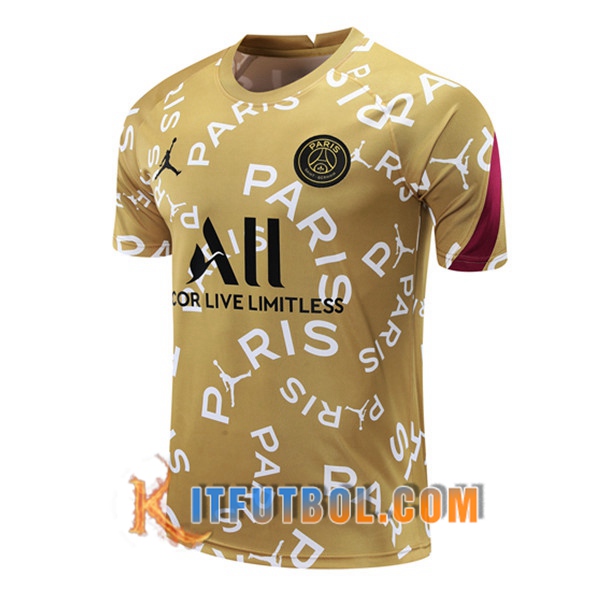 Camisetas de entrenamiento PSG Amarillo 20/21