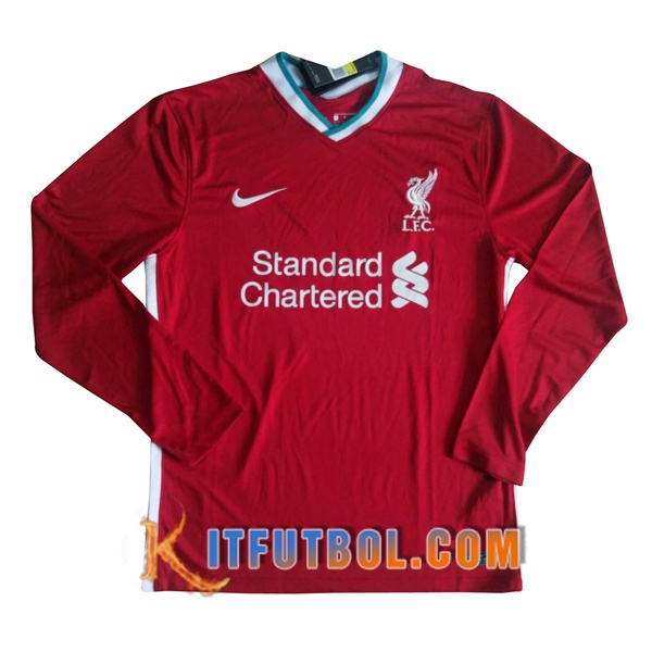 Camiseta Futbol FC Liverpool Primera Manga larga 20/21