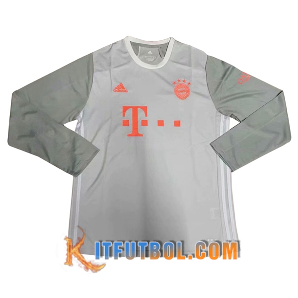 Camiseta Futbol Bayern Munich Segunda Manga larga 20/21