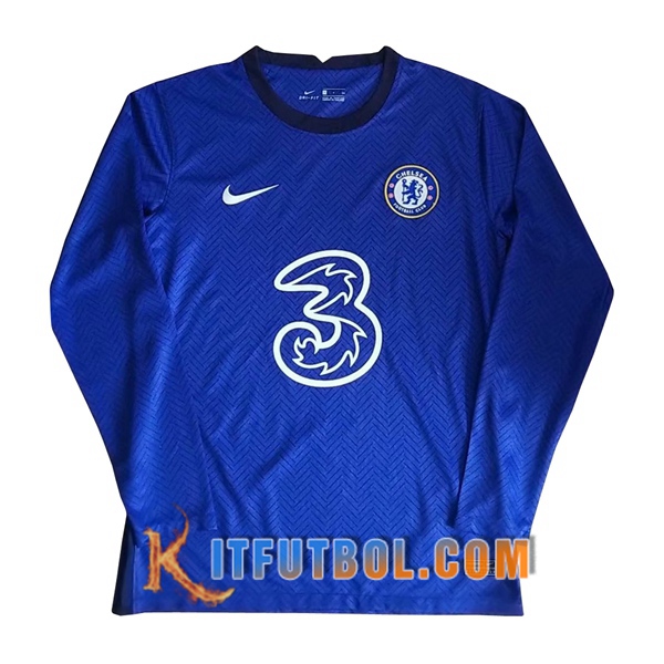Camiseta Futbol FC Chelsea Primera Manga larga 20/21