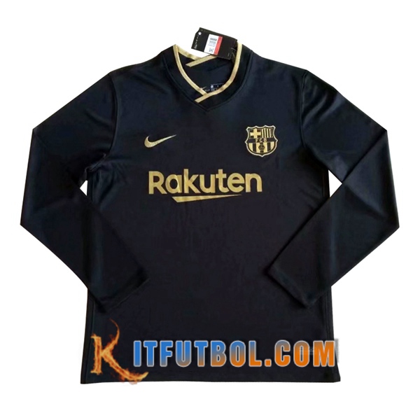 Camiseta Futbol FC Barcelona Segunda Manga larga 20/21