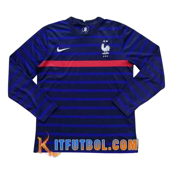 Camiseta Futbol Francia Primera Manga larga 20/21