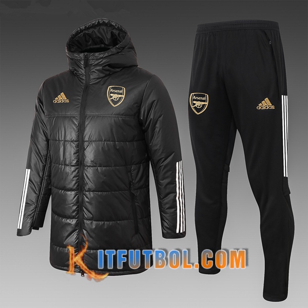 Nueva Chaqueta de Plumas Arsenal Negro + Pantalones 20/21
