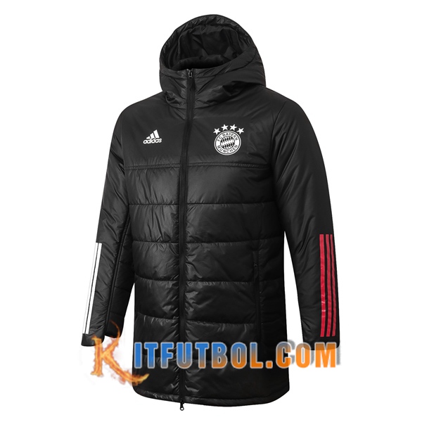 Nueva Chaqueta de Plumas Bayern Munich Negro 20/21