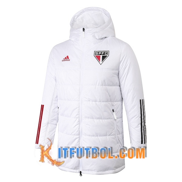 Nueva Chaqueta de Plumas Sao Paulo FC Blanco 20/21