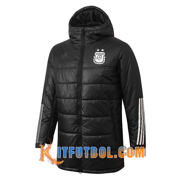 Nueva Chaqueta de Plumas Argentina Negro 20/21