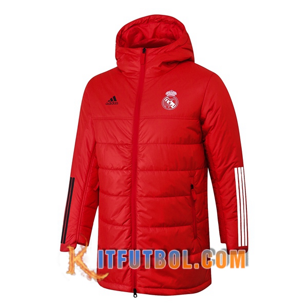 Nueva Chaqueta de Plumas Real Madrid Roja 20/21