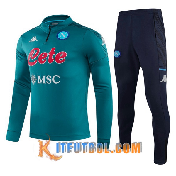 Nueva Chandal Futbol + Pantalones SSC Napoli Verde 20/21