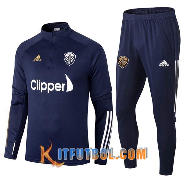 Nueva Chandal Futbol + Pantalones Leeds United Azul Royal 20/21