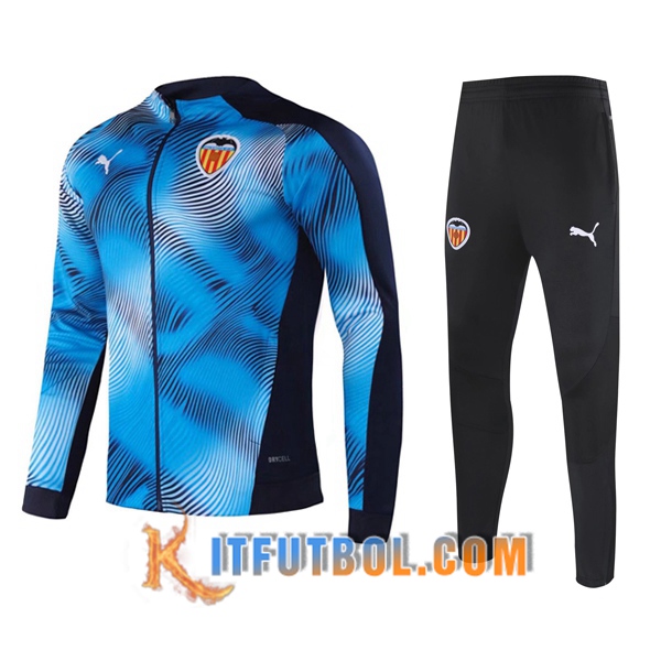 Nueva Chandal Futbol - Chaqueta + Pantalones Valencia CF Azul 20/21