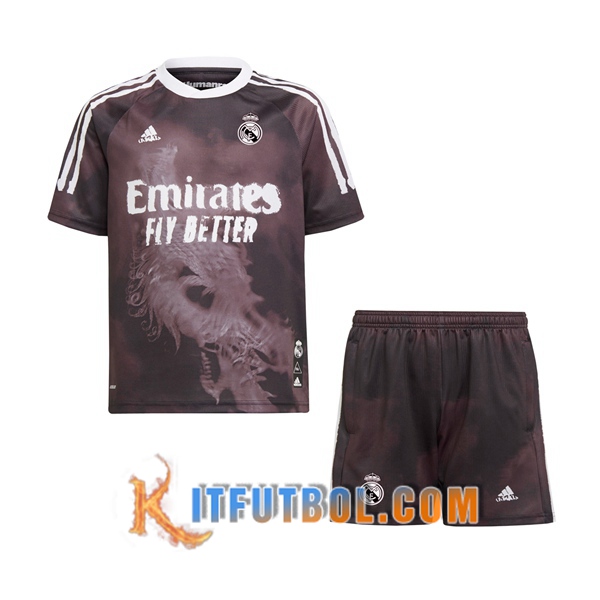 Camiseta Futbol Real Madrid Human Race x Pharrell Ninos 2021