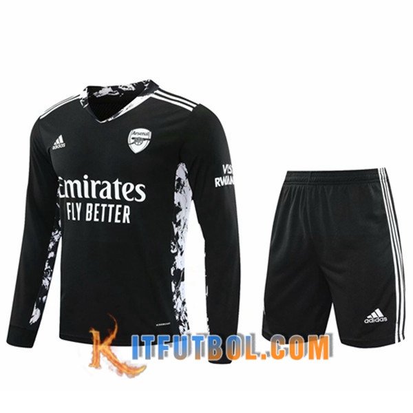 Traje Camiseta Futbol Arsenal Portero Negro 20/21