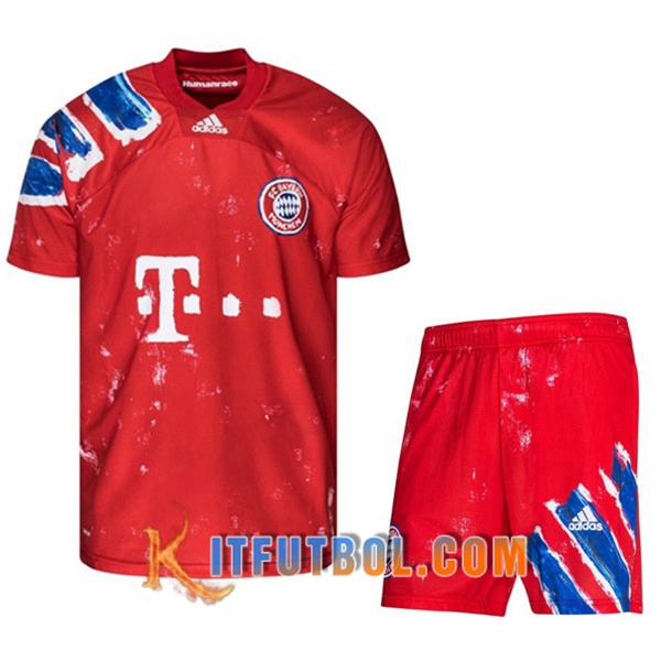 Traje Camiseta Futbol Bayern Munich Race Humaine x Pharrell + Cortos 2021