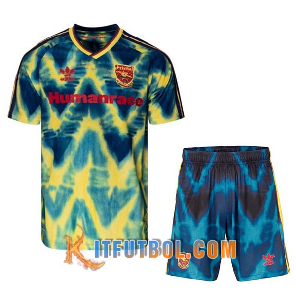 Traje Camiseta Futbol Arsenal Race Humaine x Pharrell + Cortos 2021