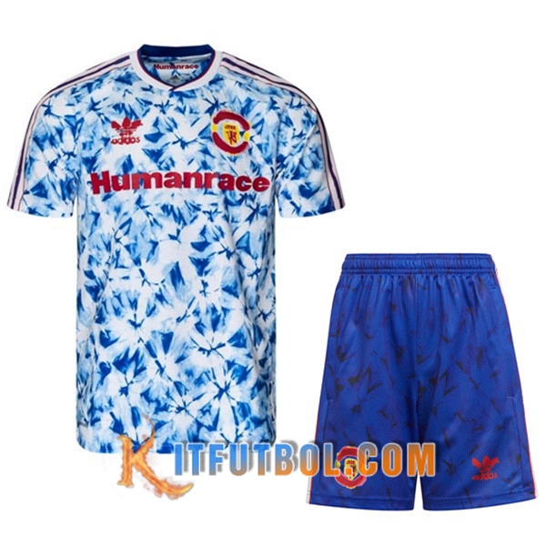 Traje Camiseta Futbol Manchester United Race Humaine x Pharrell + Cortos 2021