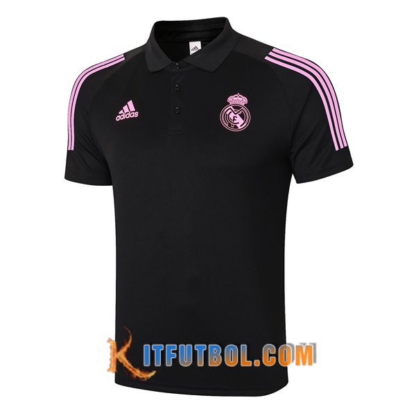 Nueva Polo Futbol Real Madrid Negro 20/21