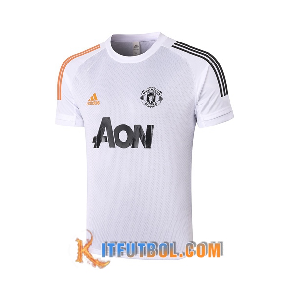 Camisetas de entrenamiento Manchester United Blanco 20/21