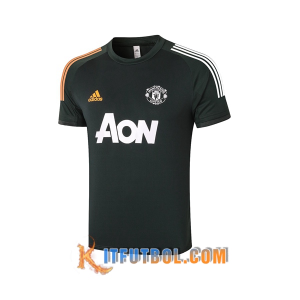 Camisetas de entrenamiento Manchester United Verde 20/21