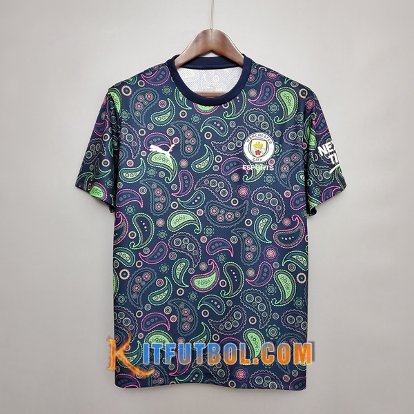Camisetas de entrenamiento Manchester City Verde 20/21