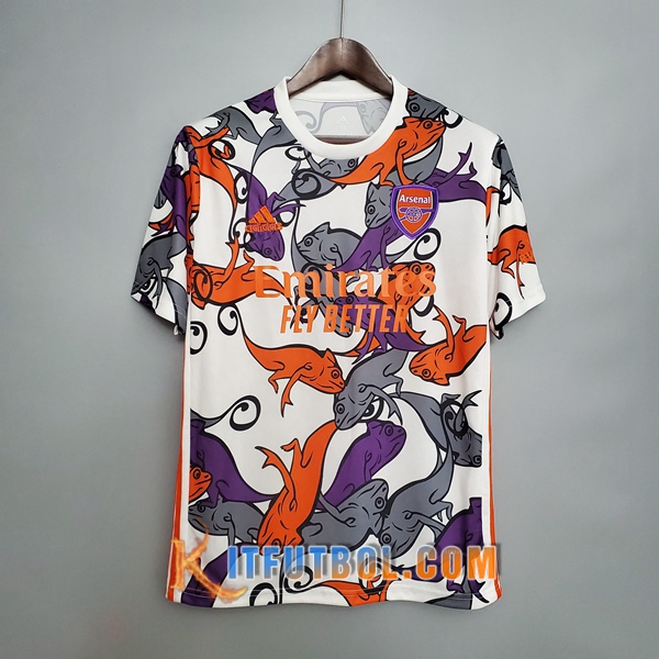 Camisetas de entrenamiento Arsenal Blanco 20/21