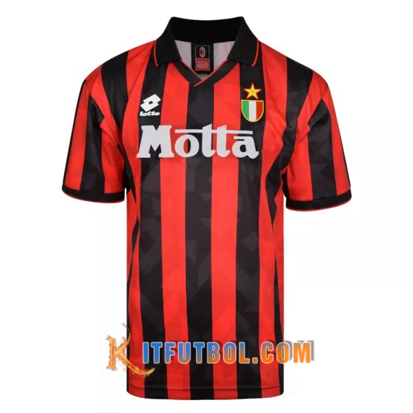 Camiseta Futbol Milan AC Retro Primera 1993/1994