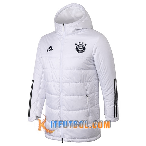 Nueva Chaqueta de Plumas Bayern Munich Blanco 20/21