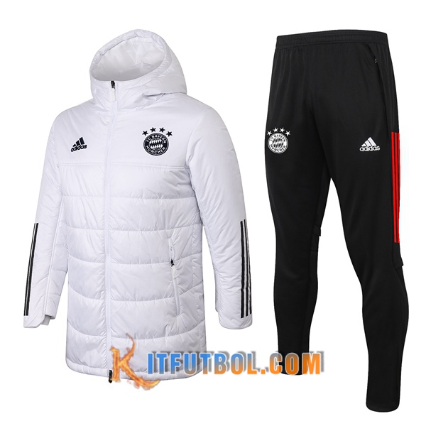 Nueva Chaqueta de Plumas Bayern Munich Blanco 20/21