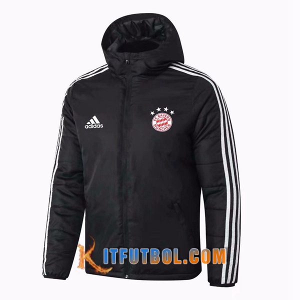 Nueva Chaqueta de Plumas Bayern Munich Negro 20/21