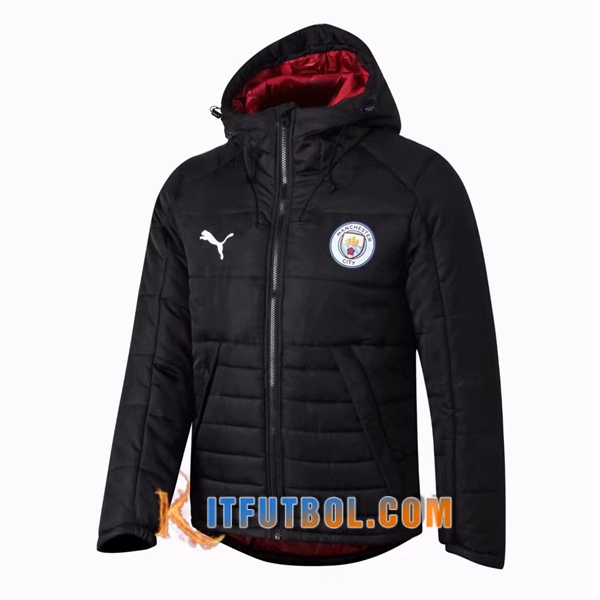 Nueva Chaqueta de Plumas Manchester City Negro 20/21