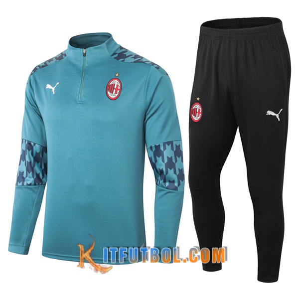 Nueva Chandal Futbol + Pantalones Milan AC Verde 20/21