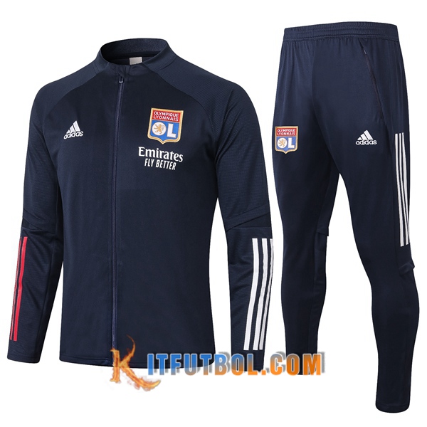 Nueva Chandal Futbol - Chaqueta + Pantalones Lyon OL Azul 20/21
