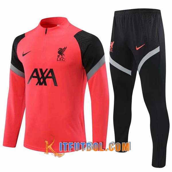 Nueva Chandal Futbol + Pantalones FC Liverpool Roja 20/21