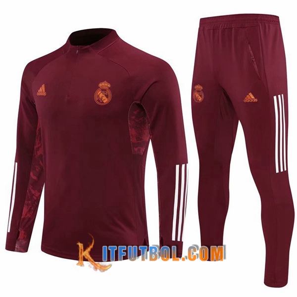 Nueva Chandal Futbol + Pantalones Real Madrid Roja 20/21