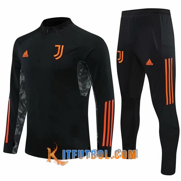Nueva Chandal Futbol + Pantalones Juventus Negro 20/21