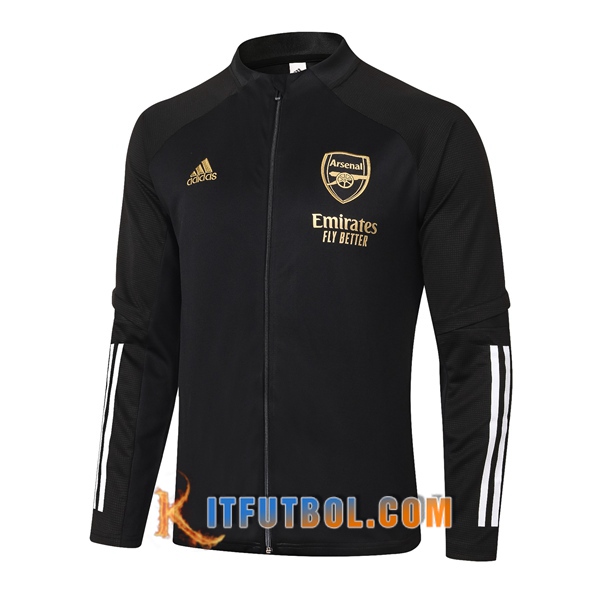 Nueva Chaqueta Futbol Arsenal Negro 20/21