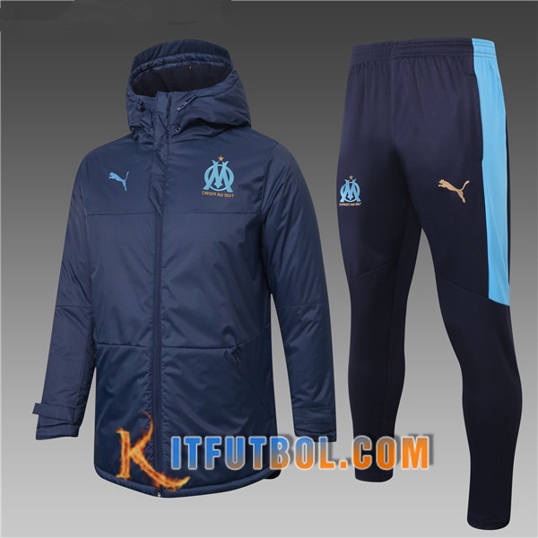 Nueva Chaqueta de Plumas Marsella OM Azul Marin + Pantalones 20/21