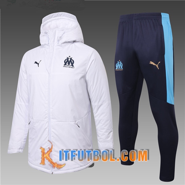 Nueva Chaqueta de Plumas Marsella OM Blanco + Pantalones 20/21