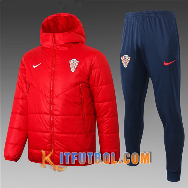 Nueva Chaqueta de Plumas Croacia Roja + Pantalones 20/21