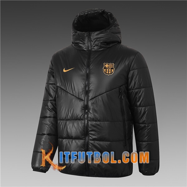 Nueva Chaqueta de Plumas FC Barcelona Negro 20/21