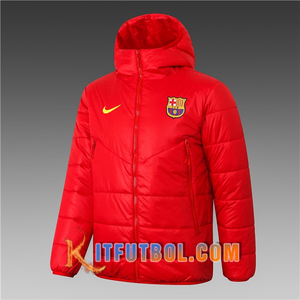Nueva Chaqueta de Plumas FC Barcelona Roja 20/21
