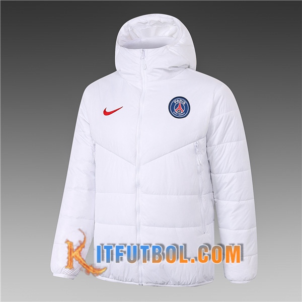 Nueva Chaqueta de Plumas PSG Blanco 20/21