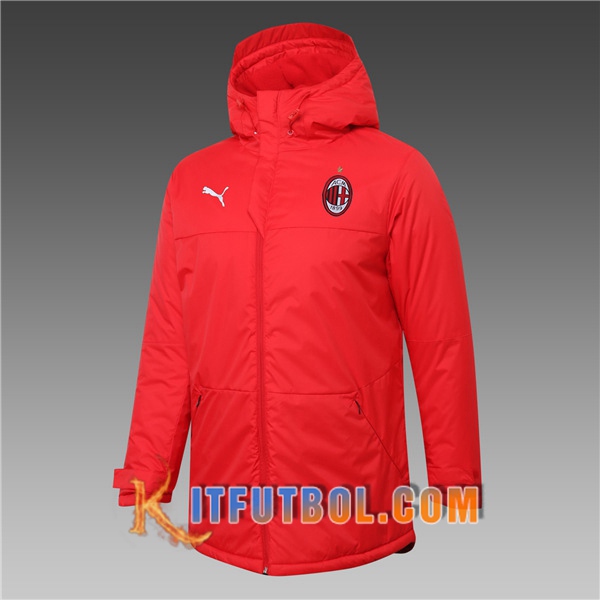 Nueva Chaqueta de Plumas Milan AC Roja 20/21